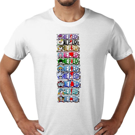 One Piece Stacked Logo T-Shirt | Grand Line Anime Tee