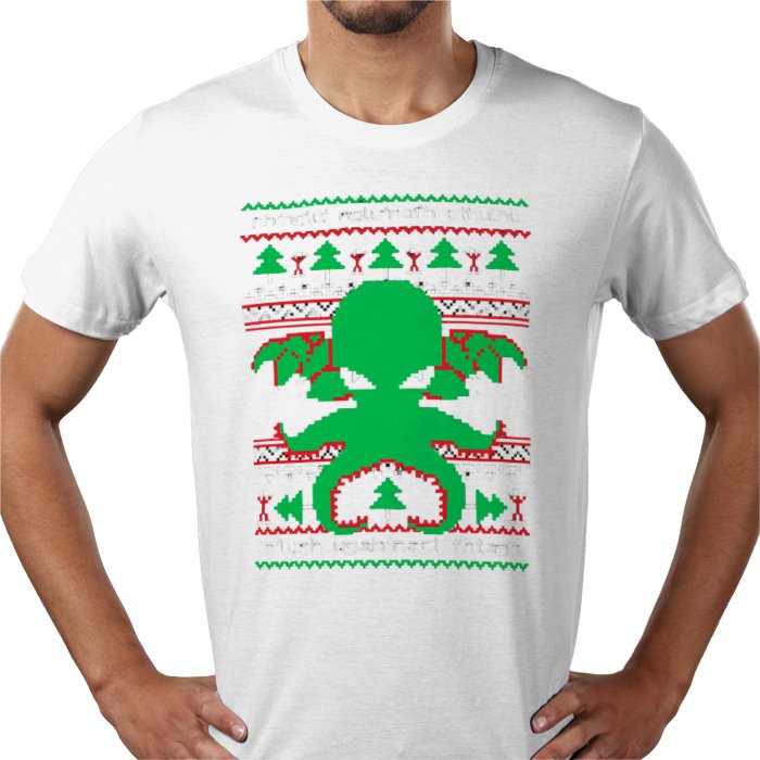 Ugly Jumper Style - Cthulhu Cultist Christmas T Shirt