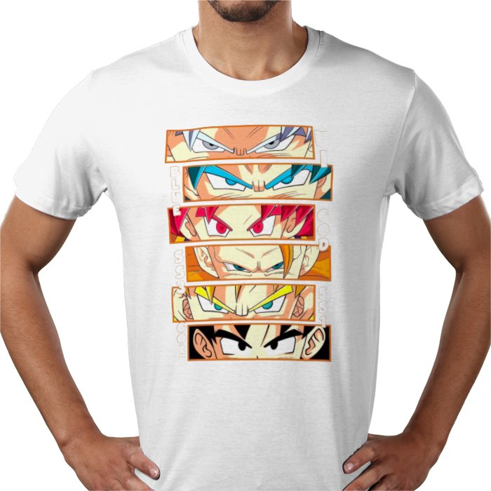 Dragon Ball Z Goku Eyes T-Shirt | Super Saiyan Anime Tee