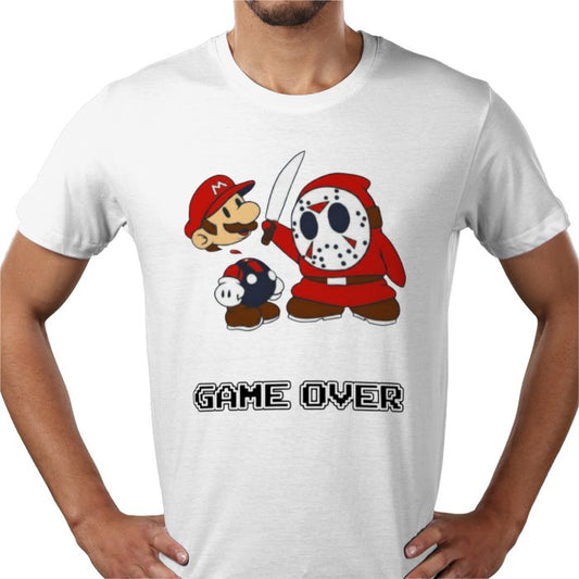 Super Mario T-Shirt | Game Over Retro Gaming Graphic Tee