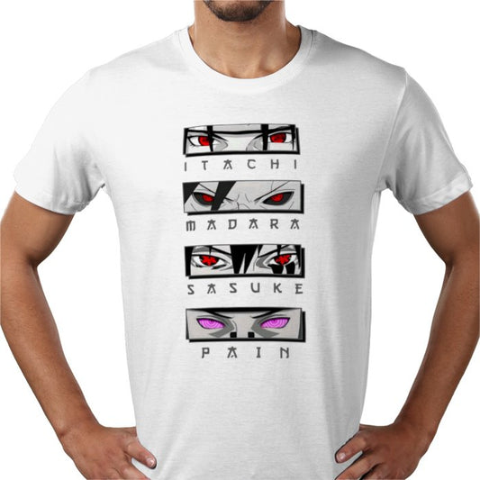 Naruto Eyes V2 T-Shirt | Sharingan Anime Fan Tee