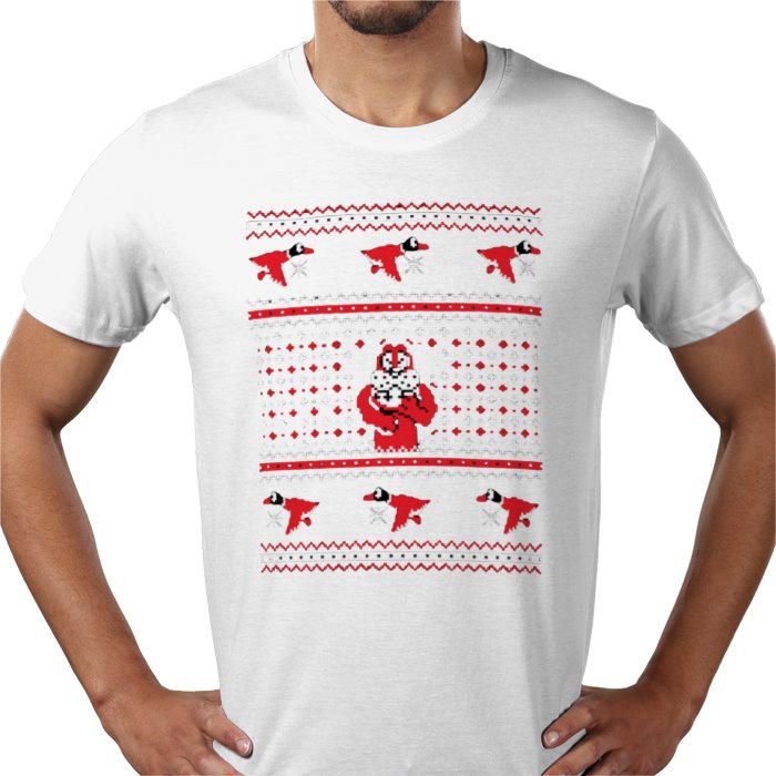 Ugly Jumper Style - Duck Hunt Christmas T Shirt