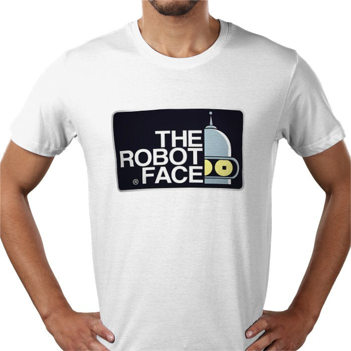 Futurama x The North Face Parody - The Robot Face T-Shirt