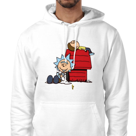 Rick & Morty & Snoopy - Chilling Value Hoodie