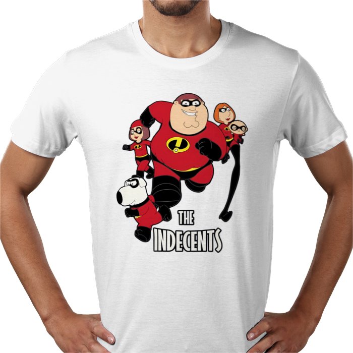 Family Guy x The Incredibles Parody - The Indecents T-Shirt