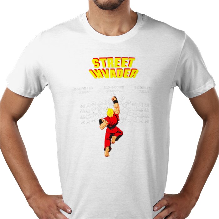 Street Fighter x Space Invaders — Street Invader T-Shirt