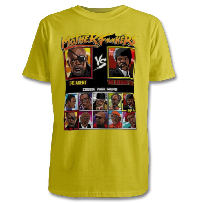 Samuel Jackson & Street Fighter - Mother F**kers T-shirt