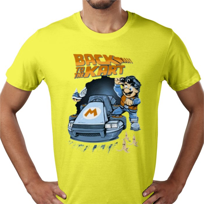 Mario Kart & Back To The Future - Back To The Kart T-Shirt