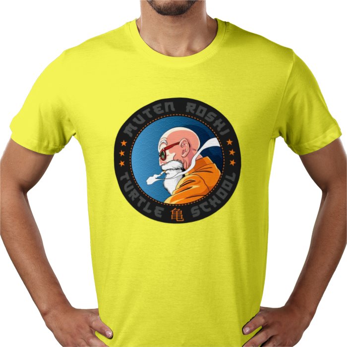Dragon Ball Z Roshi Badge T-Shirt | Turtle Hermit Anime Tee