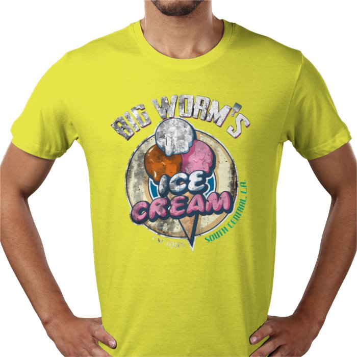 Friday - Big Worms Ice Cream T-Shirt