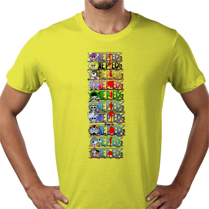 One Piece Stacked Logo T-Shirt | Grand Line Anime Tee