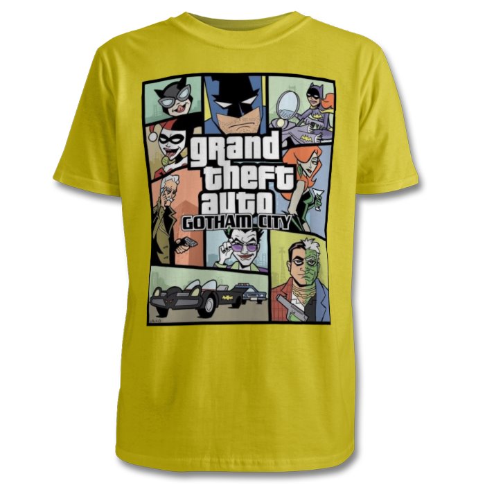 Batman & Grand Theft Auto - Grand Theft Auto Gotham T-shirt