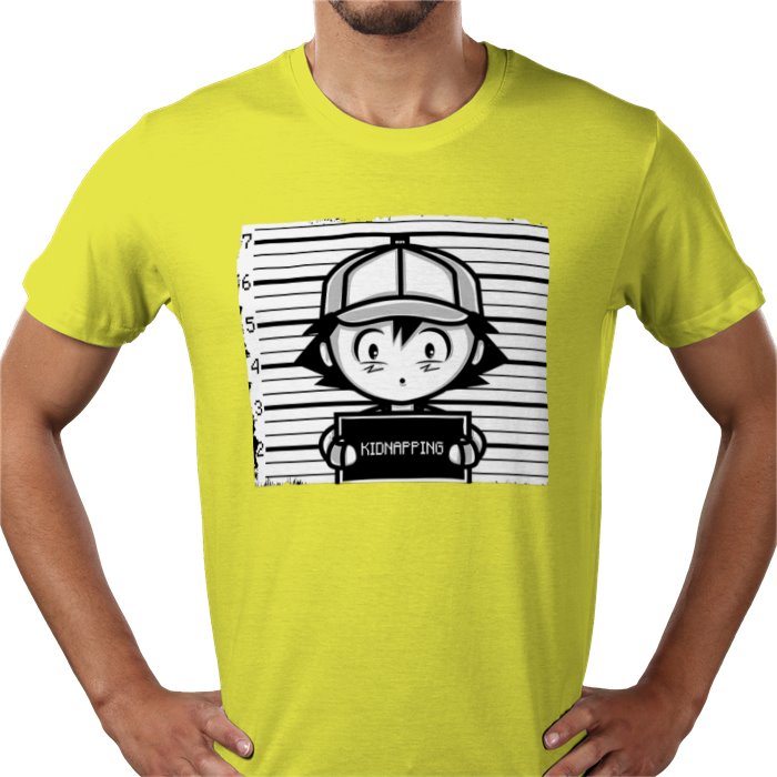 Pokémon — Ash's Mugshot T-Shirt
