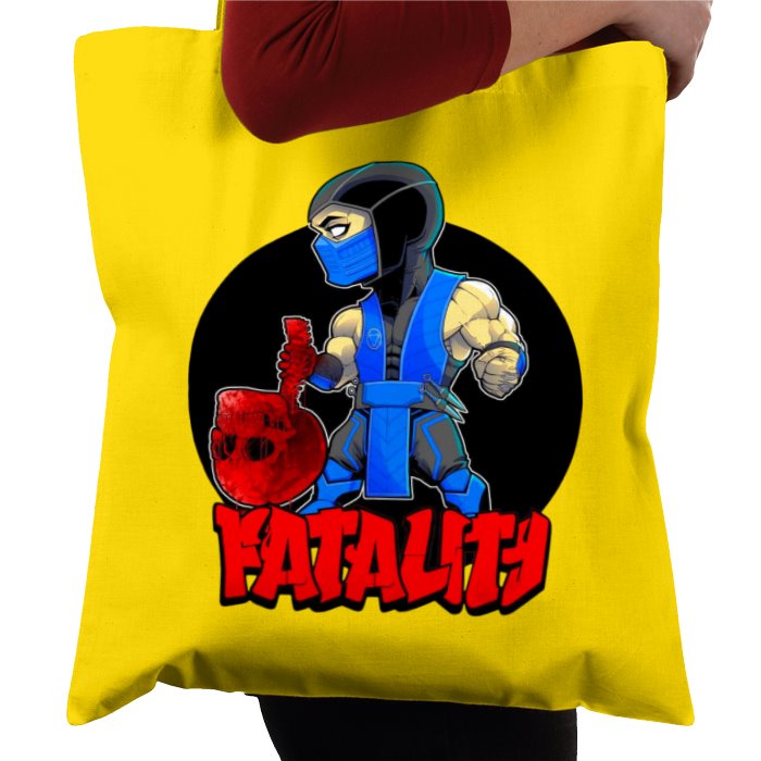 Mortal Kombat - Sub Zero Fatality Tote Bag