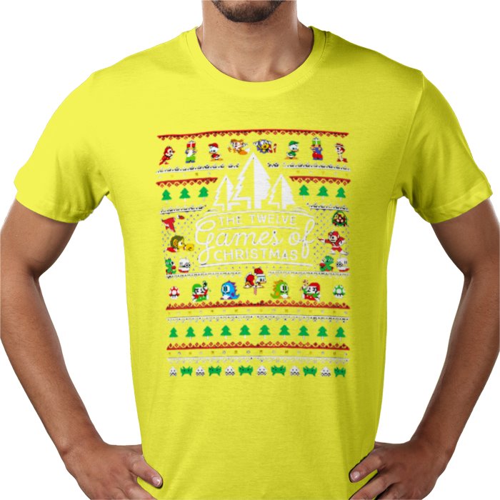 Ugly Jumper Style - 12 Games Of Christmas T Shirt