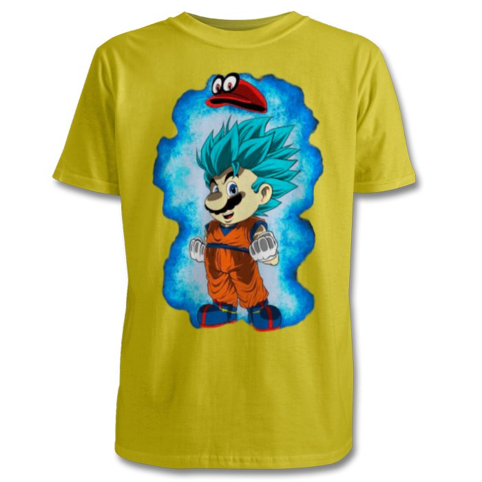 Dragonball Z & Super Mario Bro's - Saiyan Bro's T-shirt