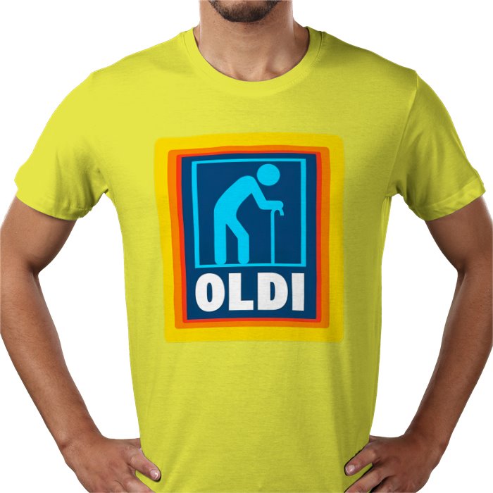 ALDI Parody OLDI T-shirt