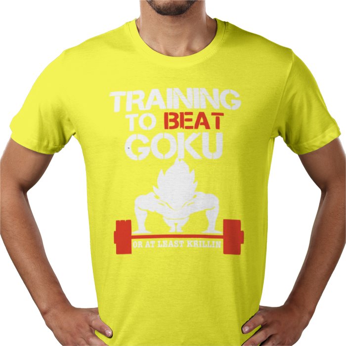 Dragon Ball Z Training To Beat Goku T-Shirt | DBZ Gym Motivation Anime Tee