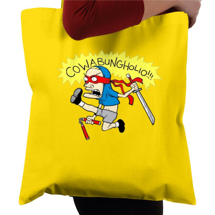 Beavis & Butt Head x Teenage Mutant Ninja Turtles - CowaBungHolio Tote Bag