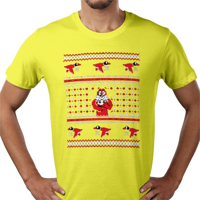Ugly Jumper Style - Duck Hunt Christmas T Shirt