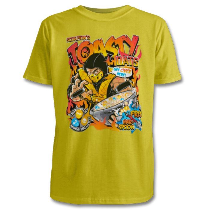 Mortal Kombat - Scorpion Toasty Oats T-shirt