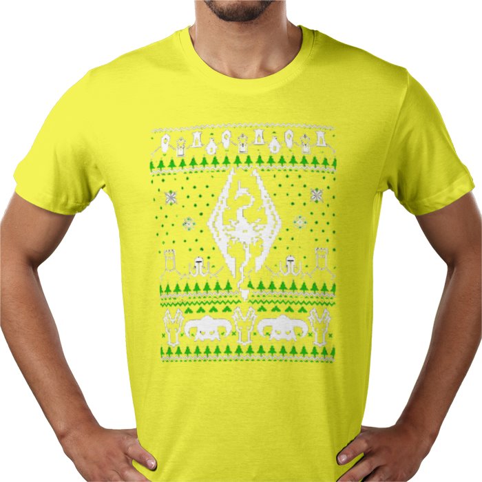 Ugly Jumper Style - Skyrim Christmas T Shirt