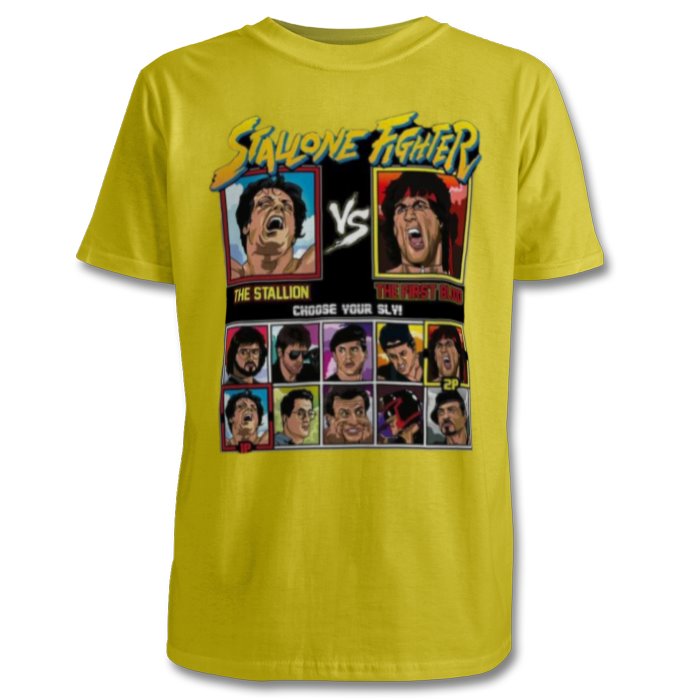 Sylvester Stallone & Street Fighter - Stallone Fighter T-shirt