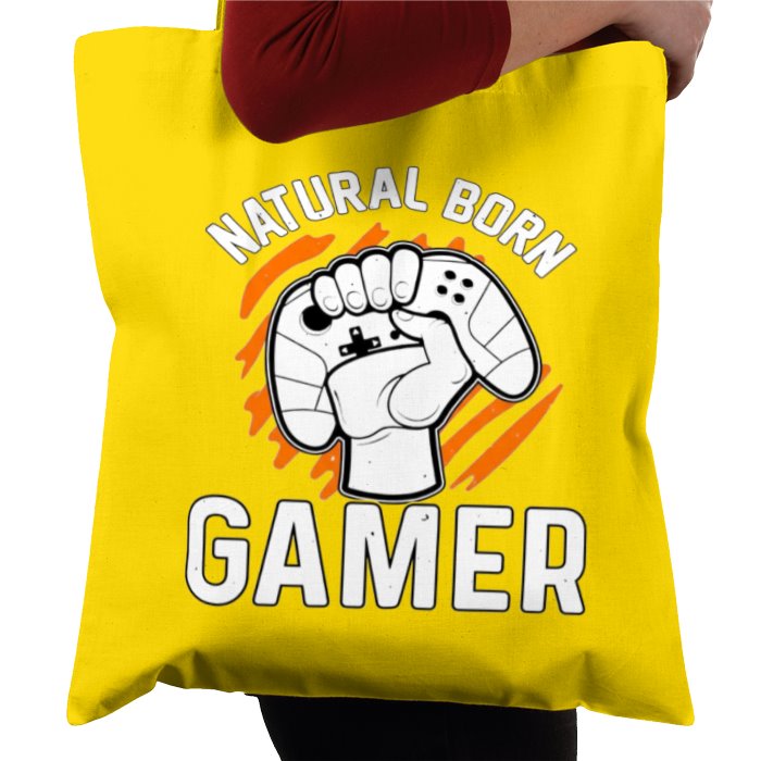 Natural Born Gamer Tote Bag