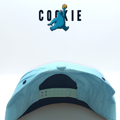 Cookie Monster Flat Cap With Bite Chunk